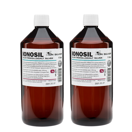 Ion Silver 2 x Kolloidalt Silver, 1000 ml
