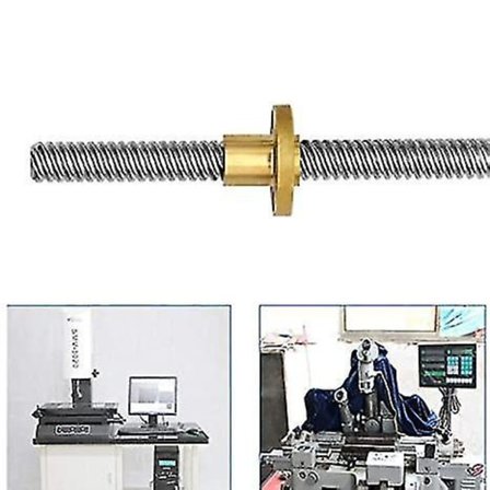 3D-tulostimen osat Trapetsikierre T8 johtokierretapilla messinkipähkinä