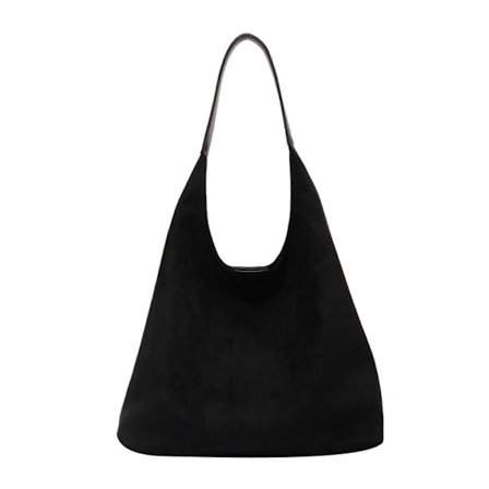 Slouchy Skuldertaske til Kvinder Blød Svedeskind Taske Ensfarvet Æstetisk Vintage Tasker til Afslappet Daglig Brug (FMY)