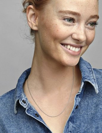 Pandora Silver Necklace - Silver - 45 CM