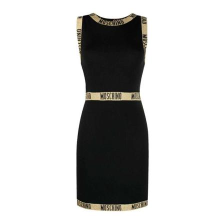Moschino Dress , Zwart , Dames , Maat: S
