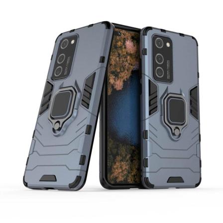 Huawei P40 Pro - Hybrid Ring Skal - Navy Blue