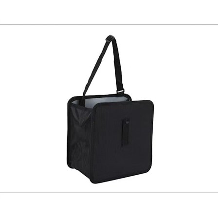 Svart bil papperskorg, bil snygg papperskorg, hängande läckagesäker