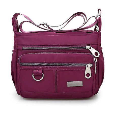 Vanntett Messenger Crossbody-veske for kvinner, skuldervesker med flere rom, håndvesker for feriereiser[SL]