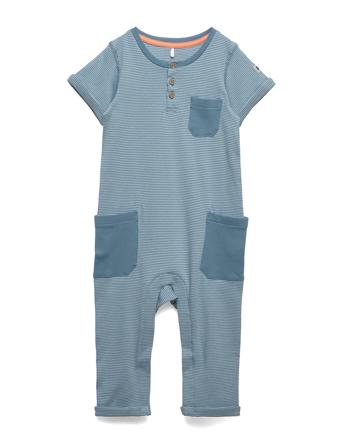 Overall Striped Baby Blue Polarn O. Pyret