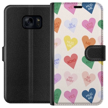 Yhteensopiva Lompakkokotelo Samsung Samsung Galaxy S7 Karkkisydämet