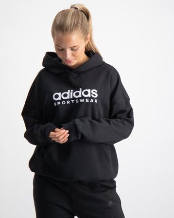 Adidas Performance J ALL SZN HD Schwarz Hoodies/Kapuzenpullover Mädchen - Kidsbrandstore