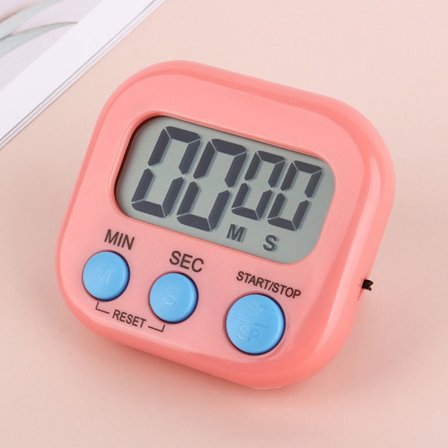 Magnetisk Køkken Timer Digital Timer PINK