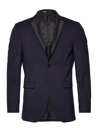 Slhslim-Mylologan Notch Navy Tux Blz B Bleiseri Puvun Takki Navy Selected Homme