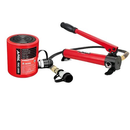 20 Ton Hydraulisk Cylinder, 700 kg/cm² Tryck, 350 cc Oljekapacitet Handpump,0RSC-2050 med CP-1800