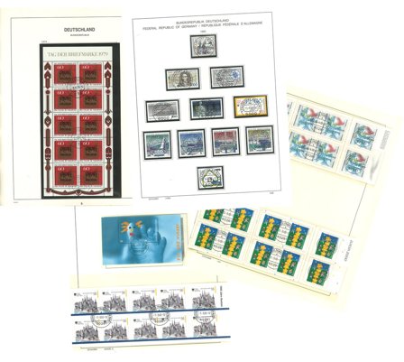 Vesttyskland - Stemplet samling i 2 bind