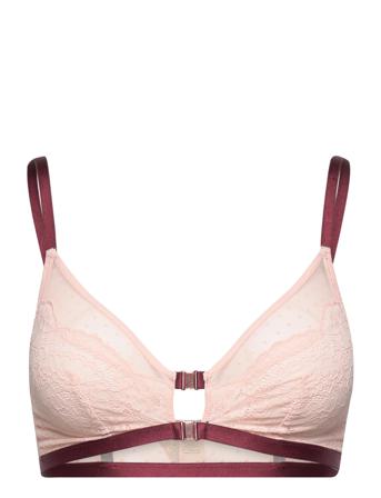 Non_Padded Hiya Bralette Lingerie Bras & Tops Soft Bras Triangle Bras Rosa Dorina