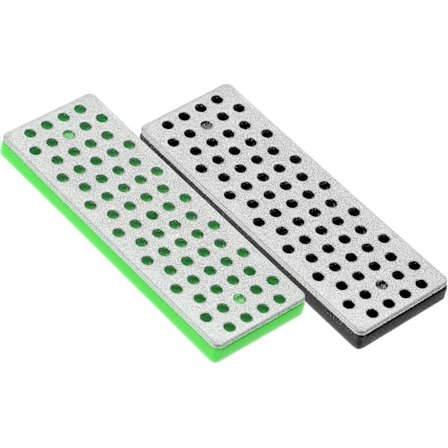 Ekstra Grov Ski Snowboard Diamantsten, Ski Kant Sliber Diamant Kantfil Snowboard Slibesten Sort + Grøn 240 Grit