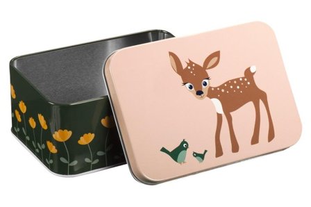 Blafre Matboks Metall Rådyr Rosa