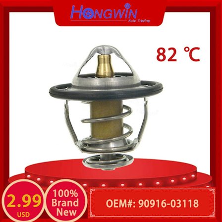 90916-03118 Moottorin jäähdytysnesteen termostaatti Toyota 1KD 2KD 1KZ Diesel 4Runner Land Cruiserille 9091603118 16346-67010 90916-03097