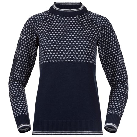 Bergans Women's Alvdal Wool Jumper Women long-sleeved sweaters Blue L