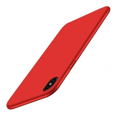 X-LEVEL iPhone Xs Max vartija sarja matta kotelo - Punainen Red