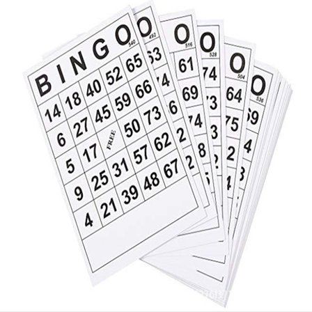 60 ei-toistuvaa bingo-korttia BINGO-kortti digitaalinen lasten e