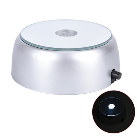 Stativ til 4 LED rund lysbase Hvid