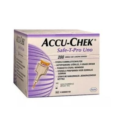 Accu-Check Safe T Pro Uno Lancette Pungidito glicemia 200 Pezzi