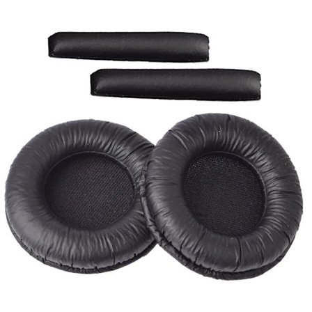Öronkuddar för Sennheiser hörlurar PX100 PX200 Headset Gaming Ersättning Öronkuddar Pannband Tillbehör Kuddar Case Set Cover