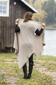 Strikkeoppskrift Skråstrikket vest - Järbo