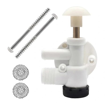 【PP】Til Sealand RV Vandventilmontering Trailer Toilet Reparationssæt Ecovac Vacuflush Pedal Skylletoiletter 385314349