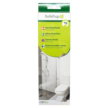 SafeTrap Sølvfiskfælde 4 stk, Tøj & Bolig, Skadedyrsbekæmpelse, Sølvfisk