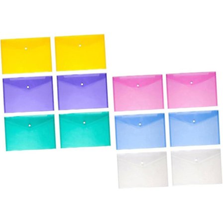 A4 Papirmappe Dokumentarrangering Filmappe Dokumentholder Kontor 24 stk Mapper