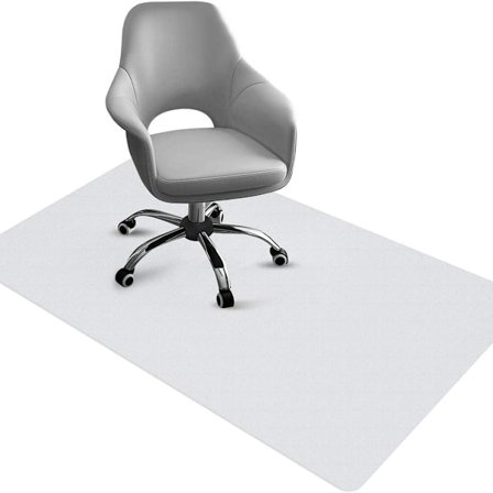 Gulvbeskyttelsesmåtte kontorstolspude skrivebordspude transparent kontor KLB