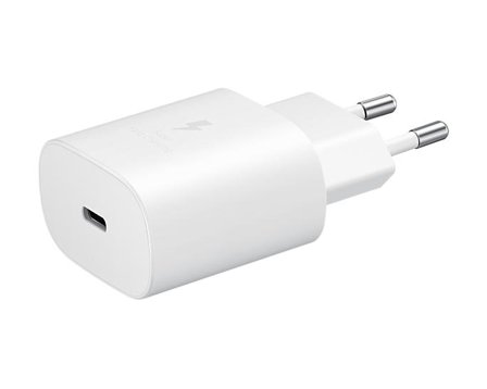 Samsung 25 watt reiseadapter - USB-C uten kabel, USB PD 3.0 PPS
