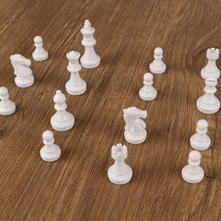 1Set Set Schackset Plast Ps För Vuxna Reseschackpjäser