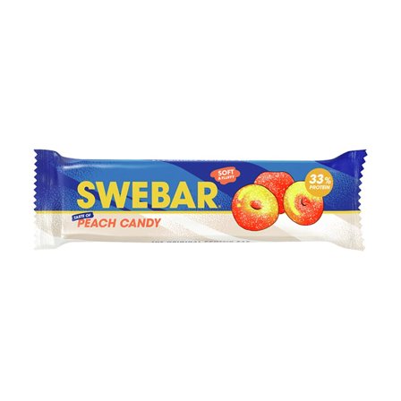 Proteinbars Dalblads 15 x Swebar Proteinbar 55 g, Peach - Bodyman.dk