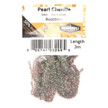 Semperfli Pearl Chenille 1mm - Rootbeer