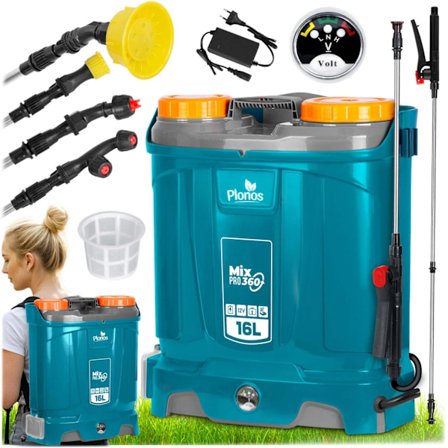 Akkukäyttöinen ruisku sekoittimella Plonos PL-604
