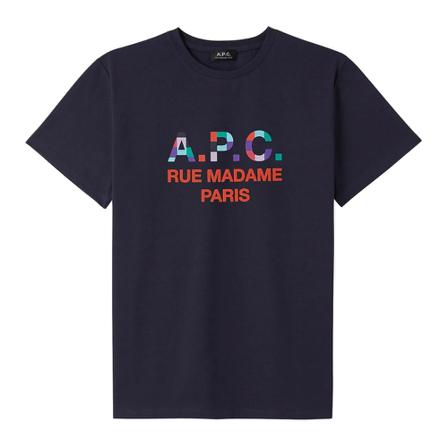 A.p.c., A.p.c. T-shirts and Polos Niebieski, Mężczyzna, Rozmiar: M
