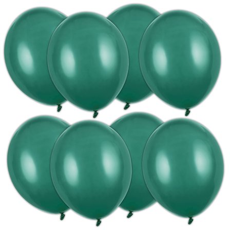 Sterke Ballonger Flaskegrønn Pastell 12 cm 100-pakning