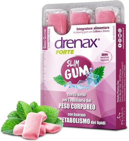 Drenax Forte Slim Gum 9 Chewing Gum - Integratore Snellente