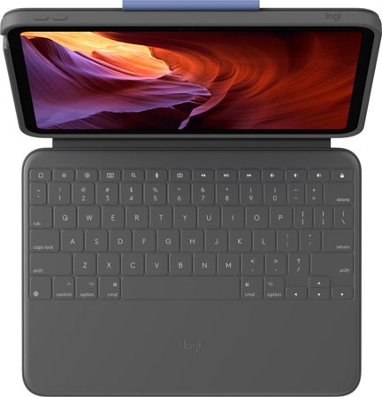 Logitech Rugged Folio - tastatur og folioveske - QWERTZ - Sveitsisk - grafitt