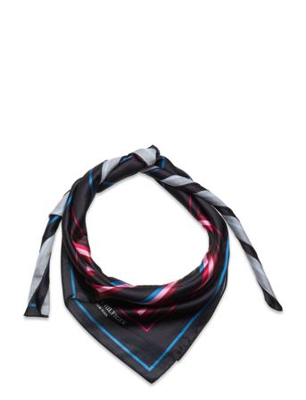 Spring Fresh Satin Accessories Scarves Lightweight Scarves Multi/mønstret Tommy Hilfiger*Betinget Tilbud
