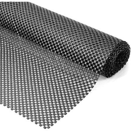 Multifunktionell Halkskyddsmatta, Svart, Anti-halk, Vattentät Golvkuddsmatta för Hemmakontor Bilar Kök Badrum