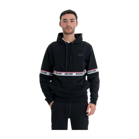 Moschino Hoodies , Zwart , Heren , Maat: M