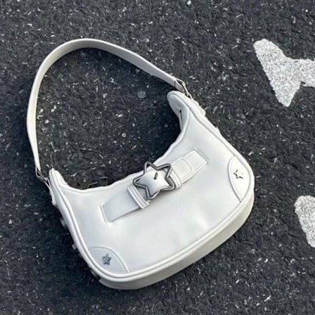Star Handbags Olkavarsilaukku VALKOINEN