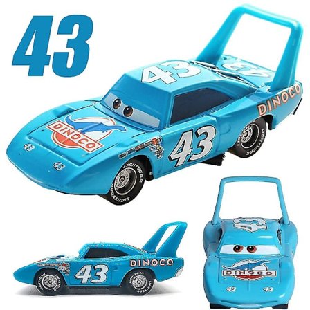 Flmenunu Film Bil Leke The King 1:55 Skala Die-Cast Bil Metall Legering Gutt Barn Leke Julegaver