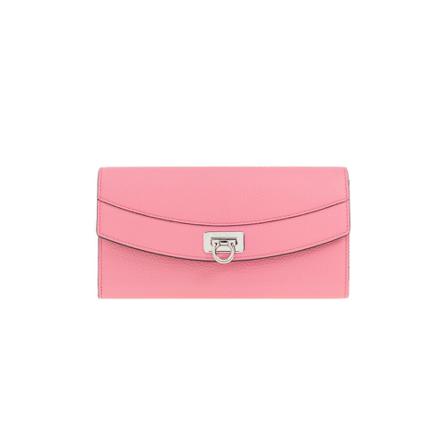 Salvatore Ferragamo Wallet , Roze , Dames , Maat: ONE Size Portefeuilles