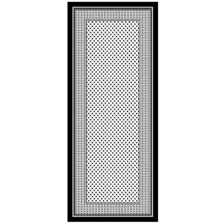 Chiffon Tørklæde Muslimsk Hijab SORT