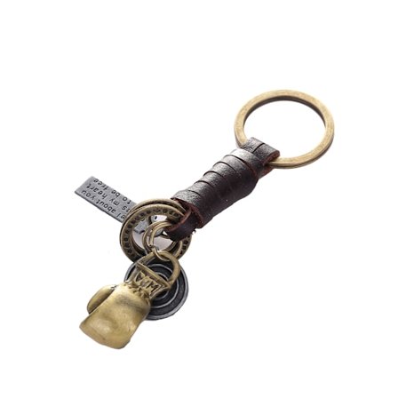 Boksehanske nøkkelring gave, herre skinn Muay Thai fighter nøkkelring