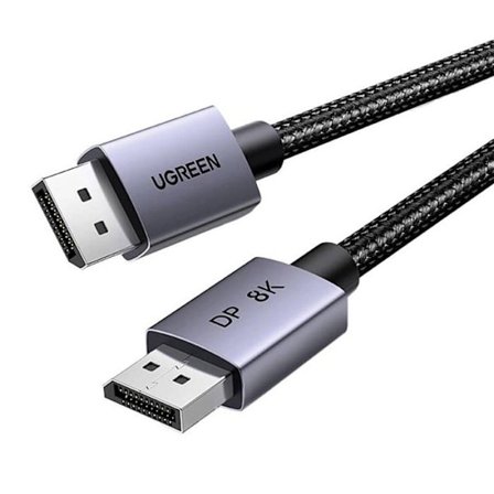 Ugreen DP120 8K 3M DisplayPort 1.4 Kabel Svart