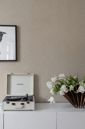 Duro Tapet, Folke 538-03 Flora, L, Puderrosa, Färg & tapeter