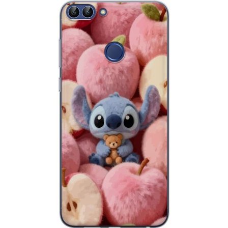 Kompatibelt Mobildeksel til Huawei P smart Stitch blant rosa fluffy epler med teddy og søt kawaii-estetikk